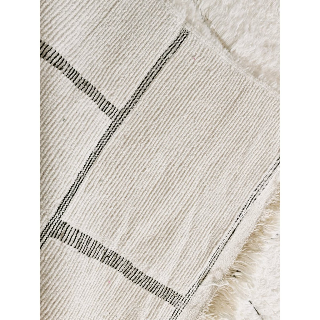 Berber vloerkleed Beni Ouarain zuivere wol 153 x 263 cm