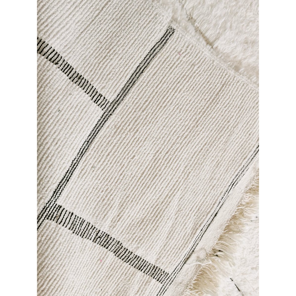 Berber vloerkleed Beni Ouarain zuivere wol 153 x 263 cm