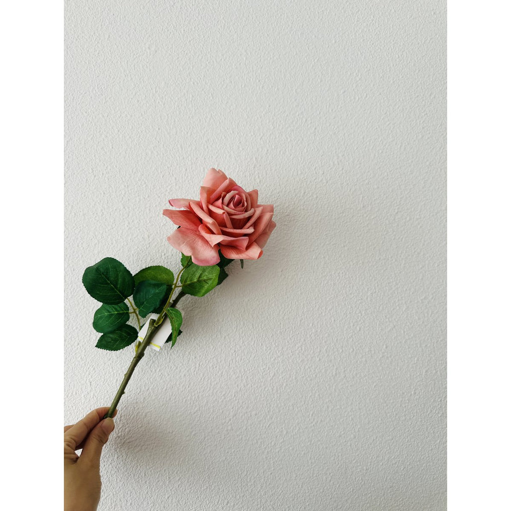 QMF Hand Touch Rose 72cm WIT2PCS