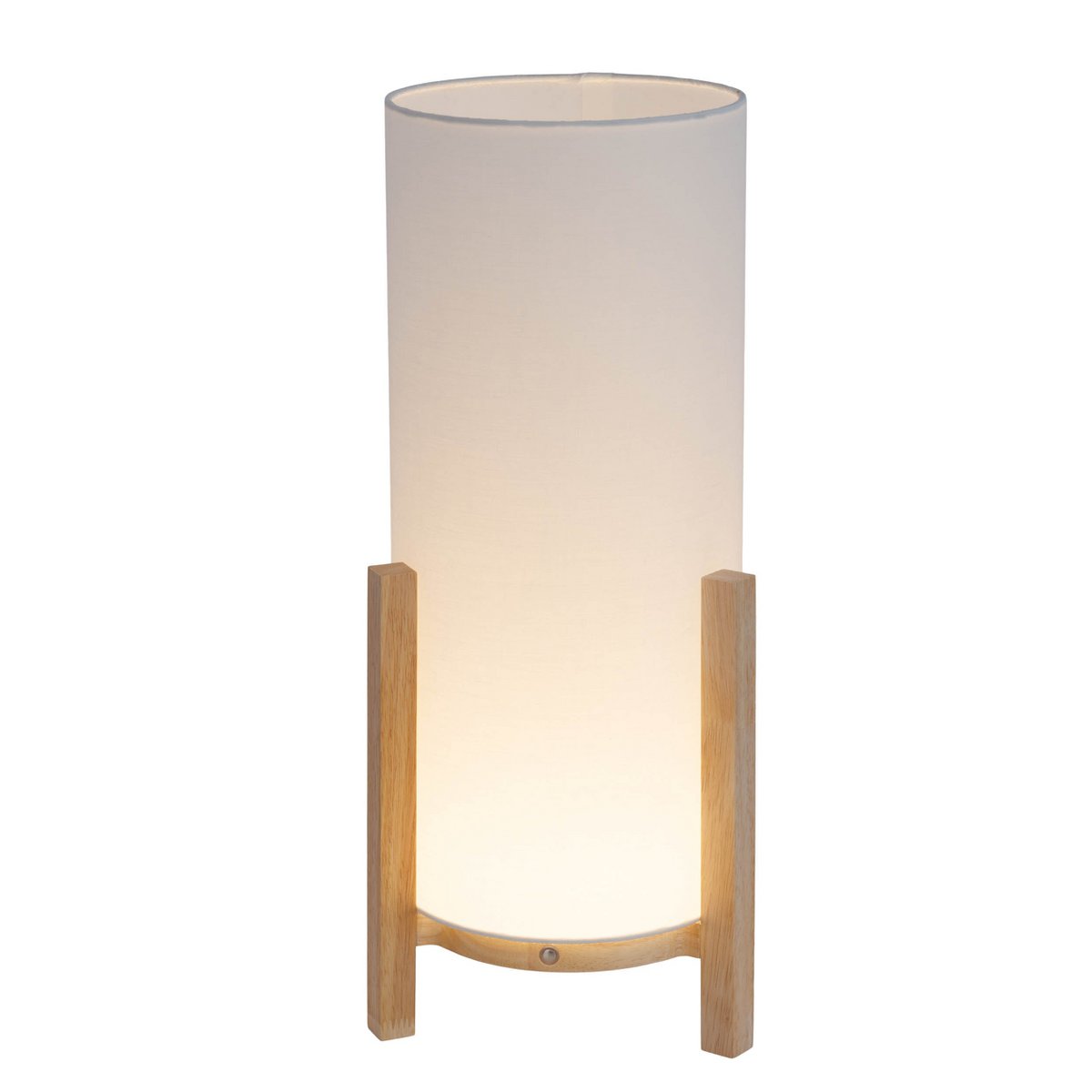 Liv · Touch-dimbare tafellamp — 48cm wit/natuur