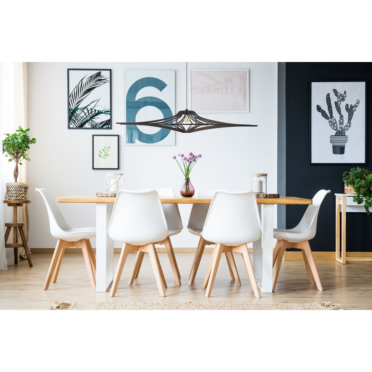 Liv · Metalen hanglamp — zwart