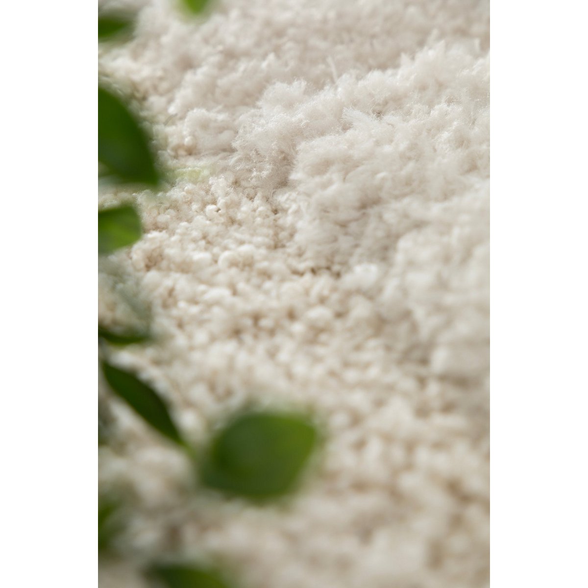 Dikke ruige tapijt in gerecycled polyester met arcadia -reliëf