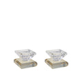 Amber Square Candlesticks - veel van 2
