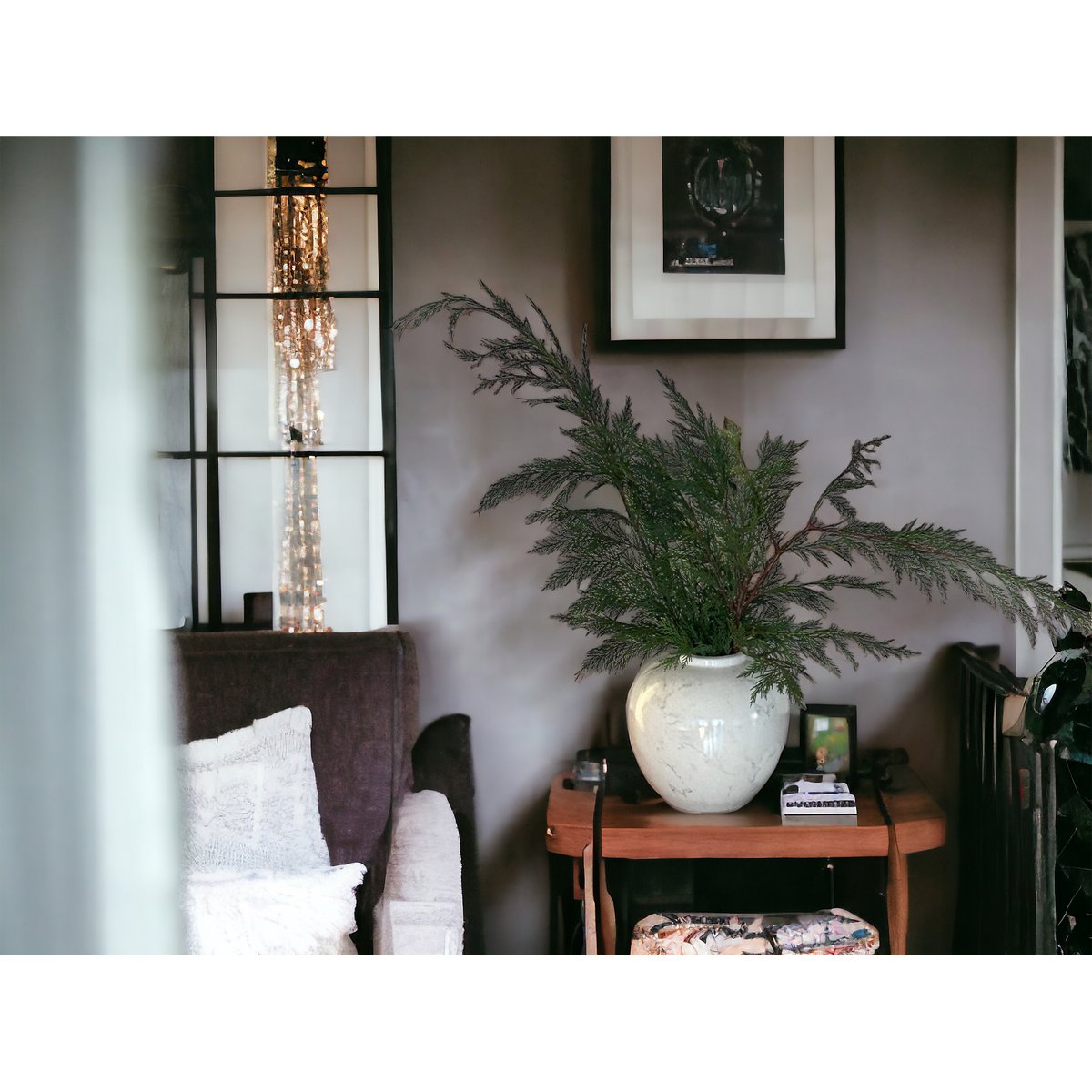 Een gemberpot van Amerikaans porselein, halverwege de 20e eeuw, Wit Klein H*25W*25