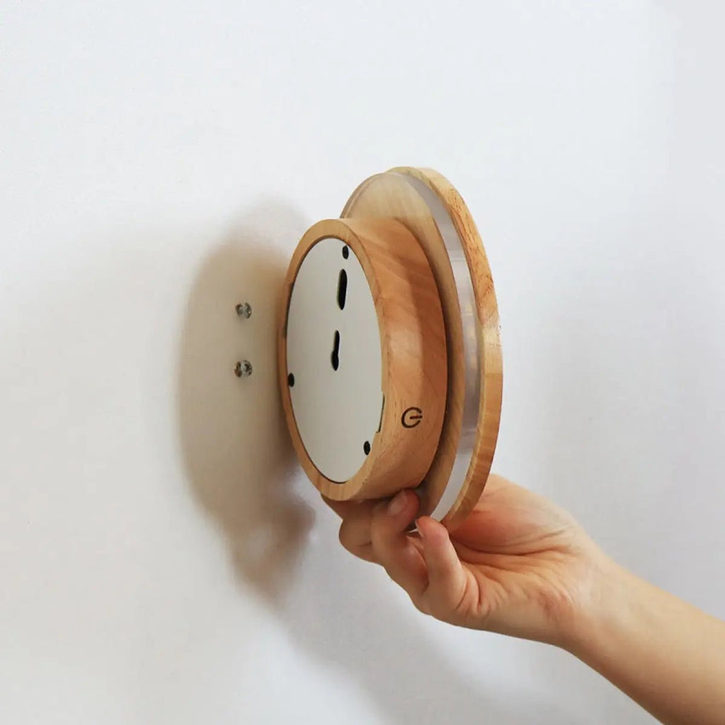 Lou lichtbruine draadloos wandlicht - oplaadbaar en dimbare aanraakregeling - 2700K warm licht