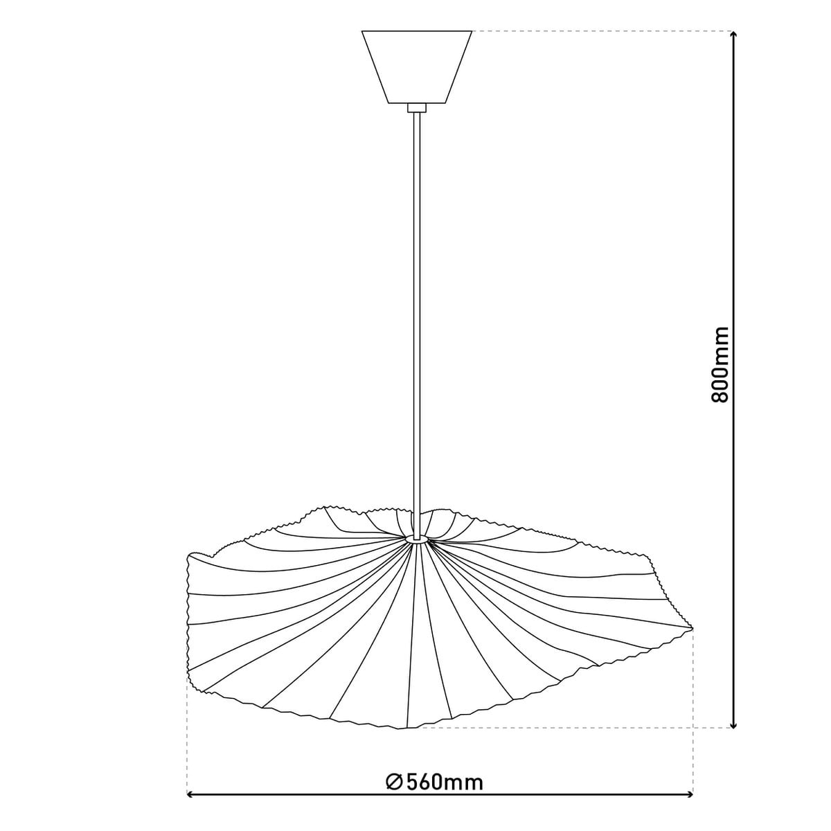 Liv · Houten hanglamp