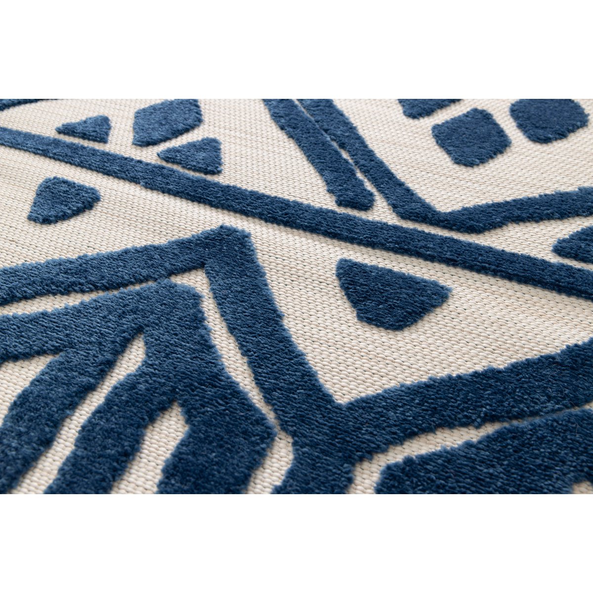 Etnische patronen met samba gesneden effect