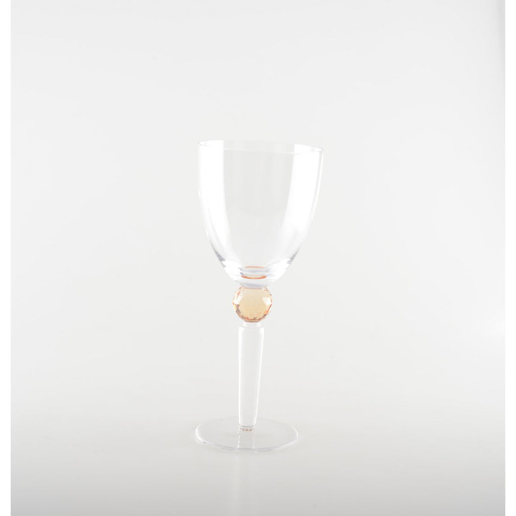 Wijnglazen met ronde diamantvoet 4 kleuren - veel van 4