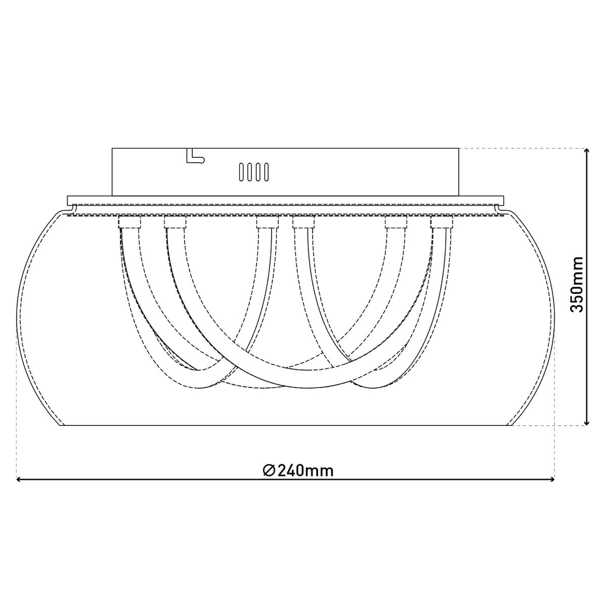 Liv · Houten plafondlamp
