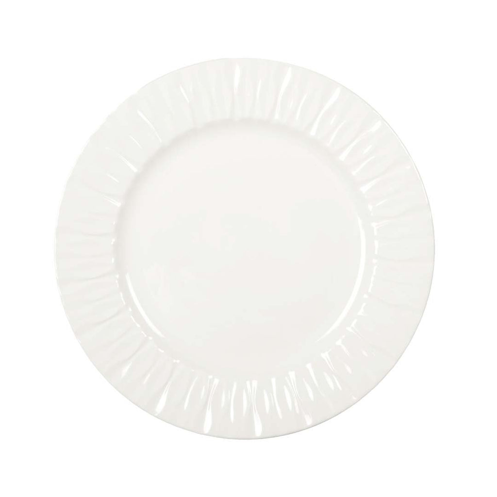 Assiette Plate Blanche Lilia 26.5x26.5x2.3cm