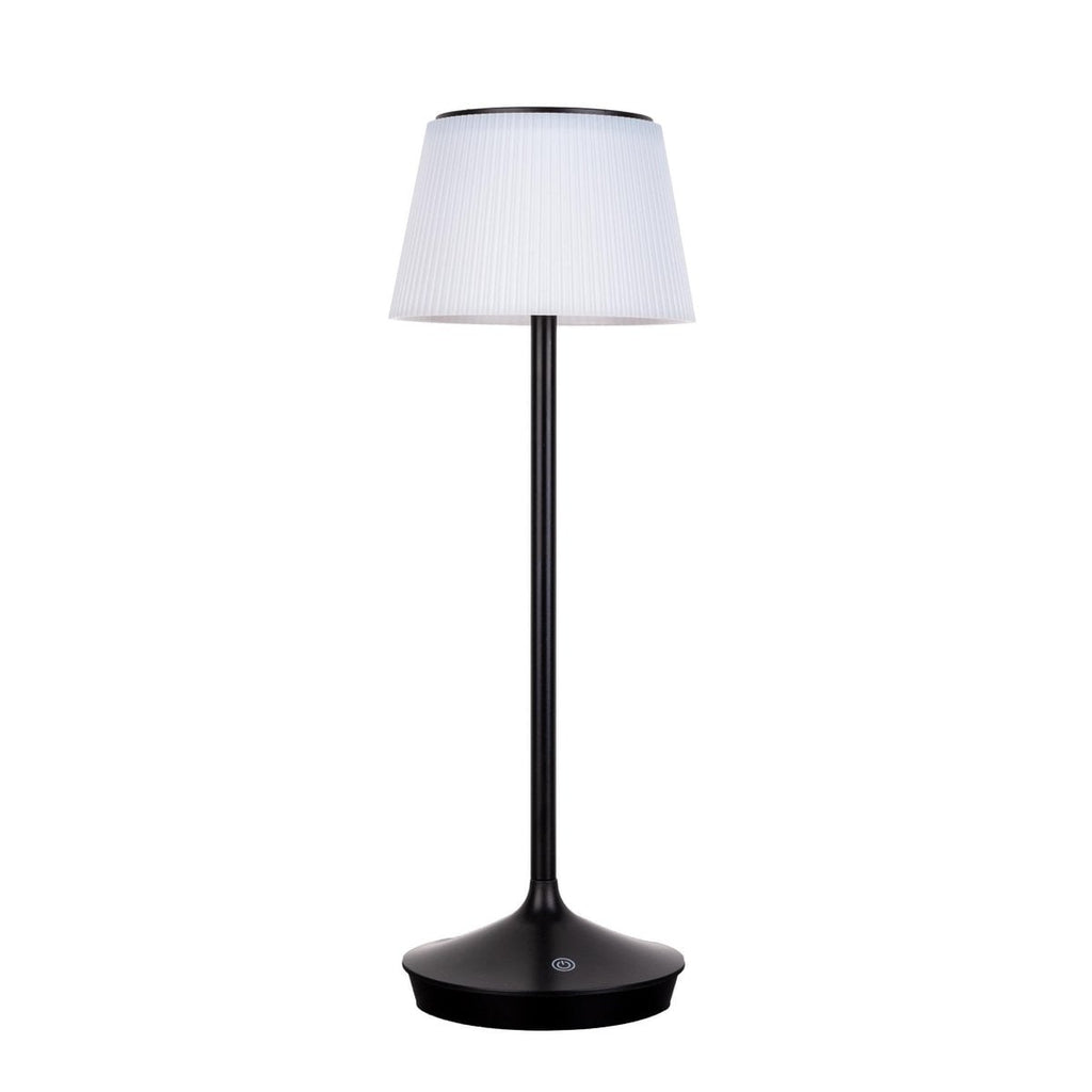 LED -licht "Emmi" voor buiten en binnen, tafellamp gemaakt van metaal en plastic, met stevig gebouwd -in LED's, LED -tafellamp voor balkon, terras, tuin, woonkamer, wintertuin, ca.