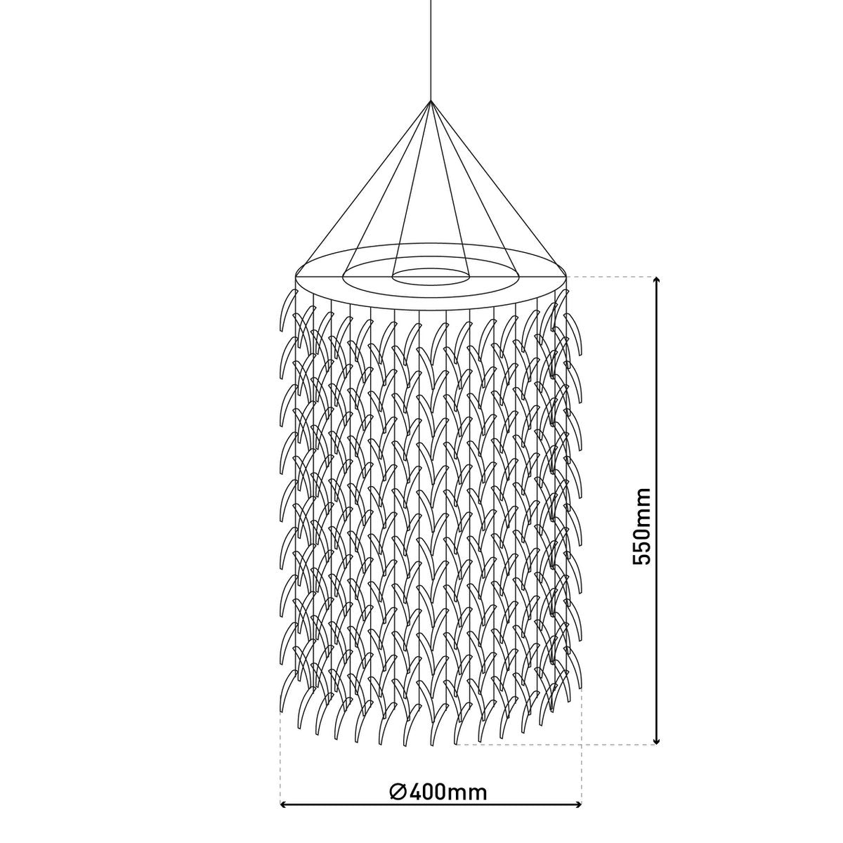 Liv · Keramieken decoratielamp — naturel
