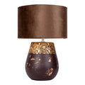 Liv · Oplaadbare houten tafellamp met leren band — grijs