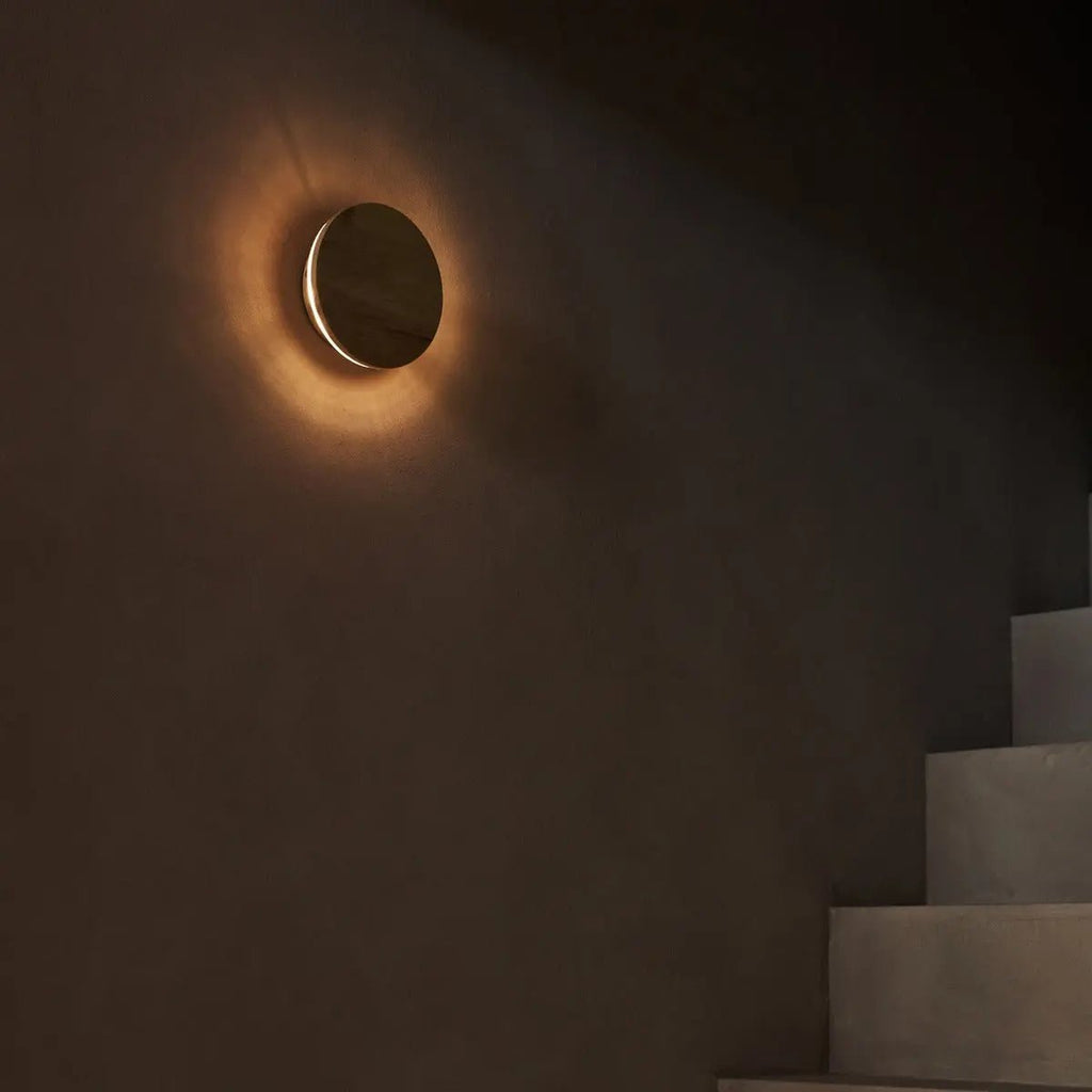 Lou lichtbruine draadloos wandlicht - oplaadbaar en dimbare aanraakregeling - 2700K warm licht