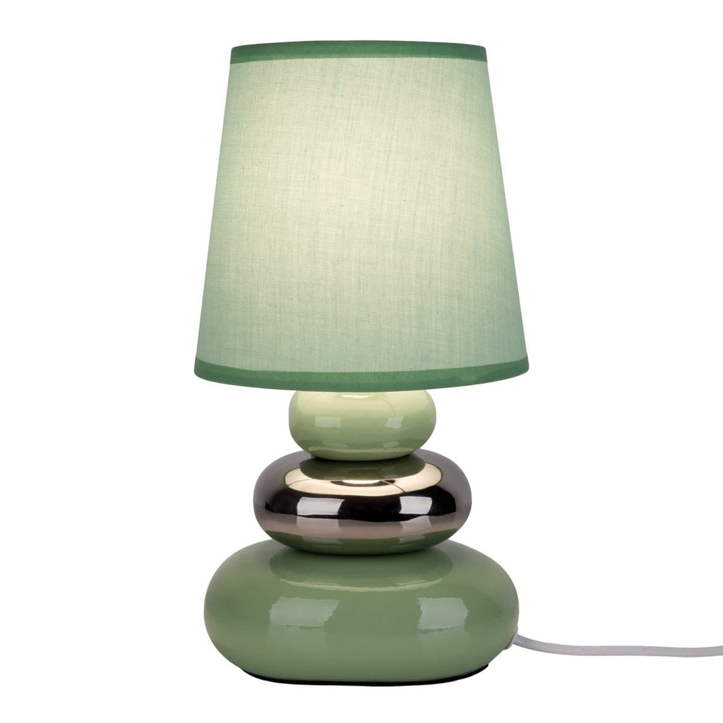 Liv · Houten tafellamp met linnen kap