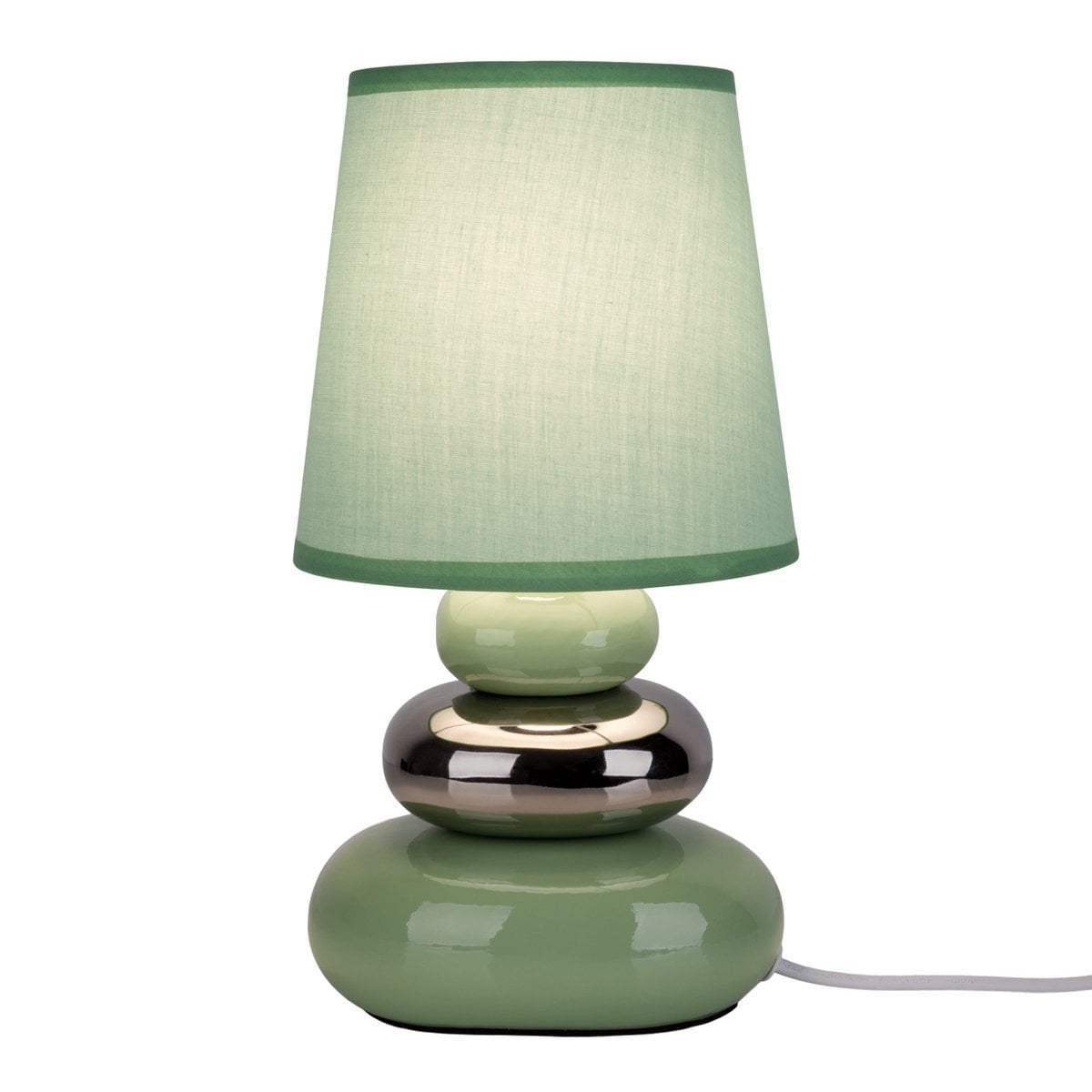 Liv · Houten tafellamp met linnen kap