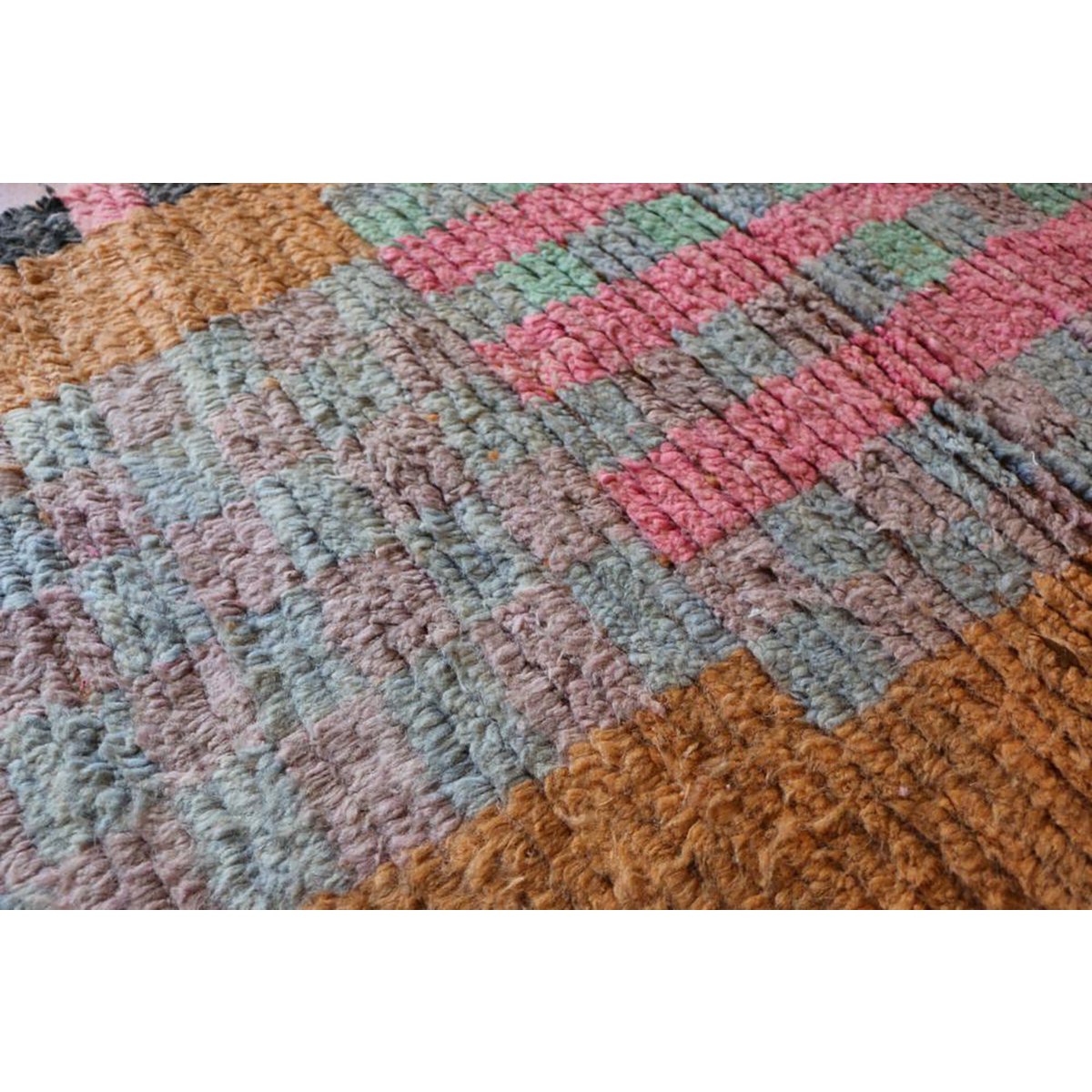 Berber Corridor tapijt boujad gekleurd 78 x 743 cm