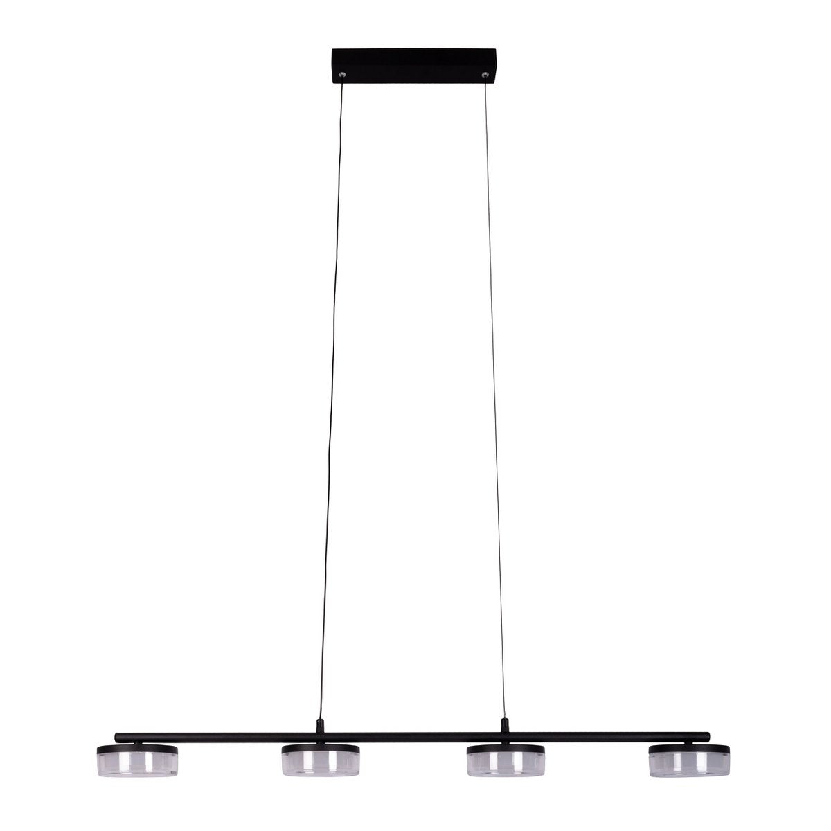 Liv · Glazen hanglamp — zwart