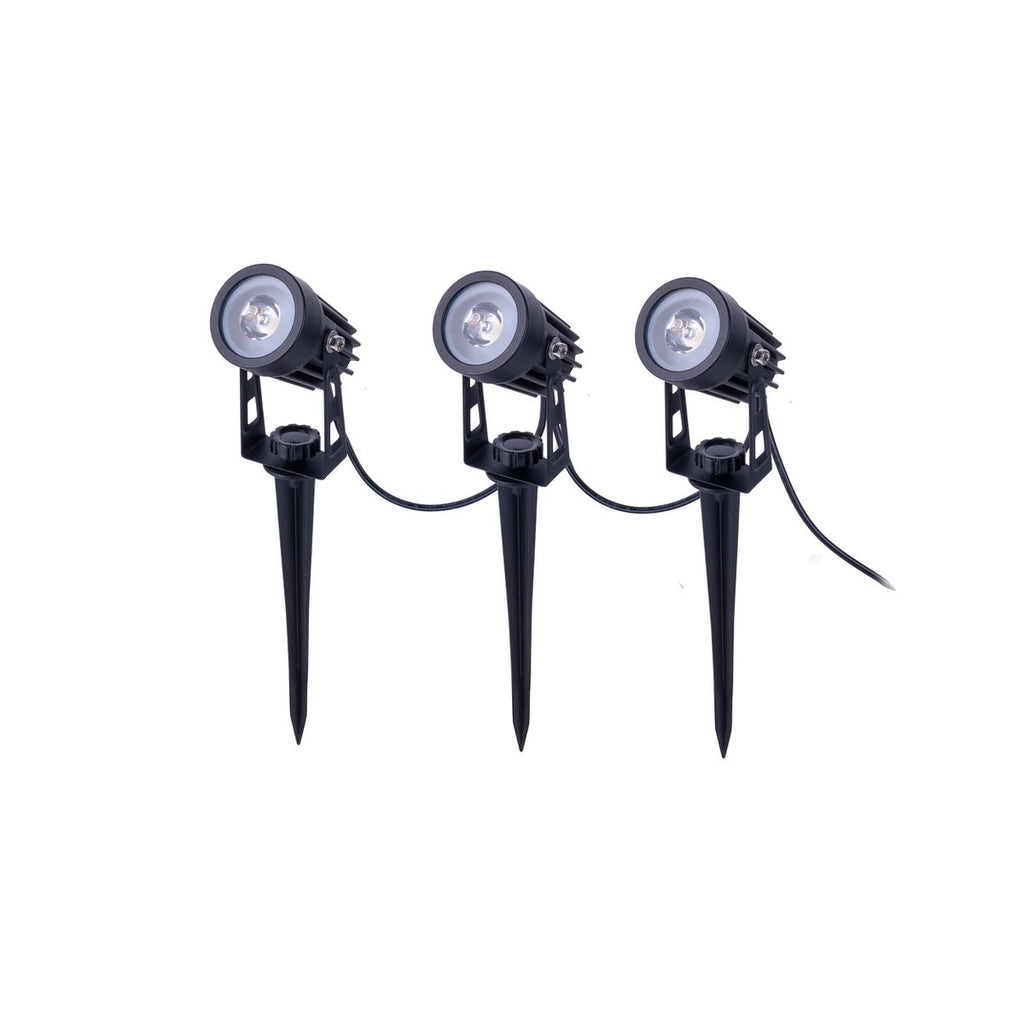 Liv · LED-solar spotset — 3-arms
