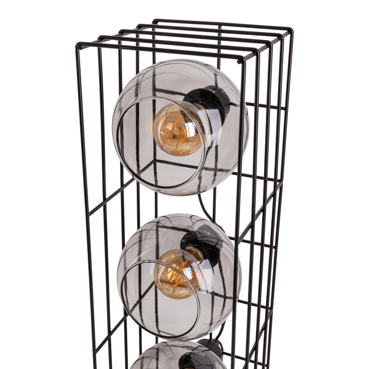Liv · Metalen vloerlamp — zwart