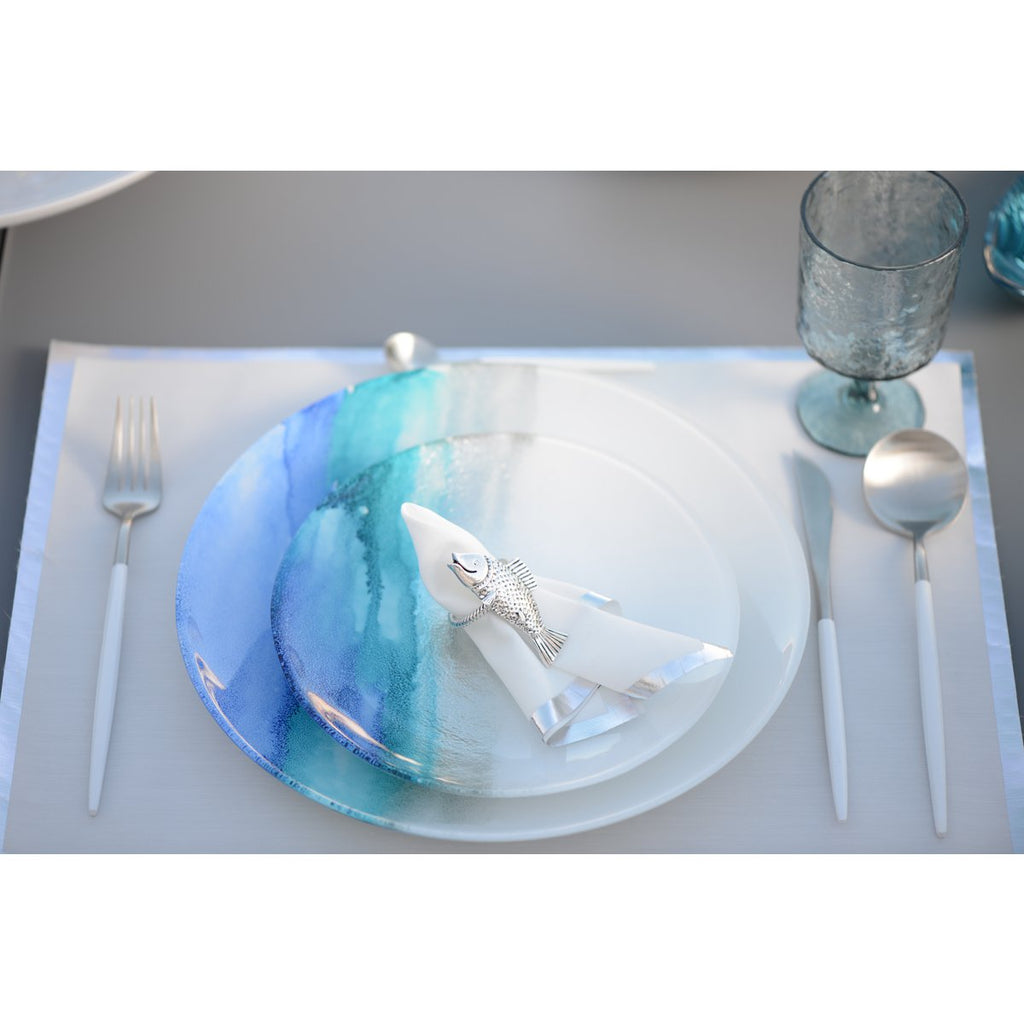 Huisvrouw 24 stuks zilver en wit