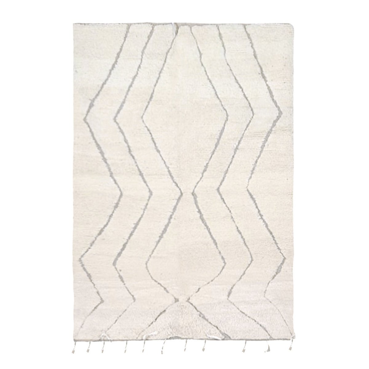 Authentiek Marokkaans Berber vloerkleed wol El Jadida 190 x 292 cm