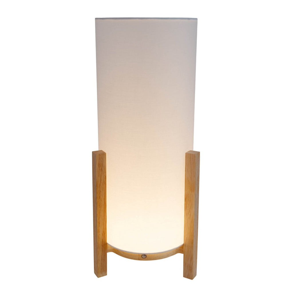 Liv · Touch-dimbare tafellamp — 48cm wit/natuur