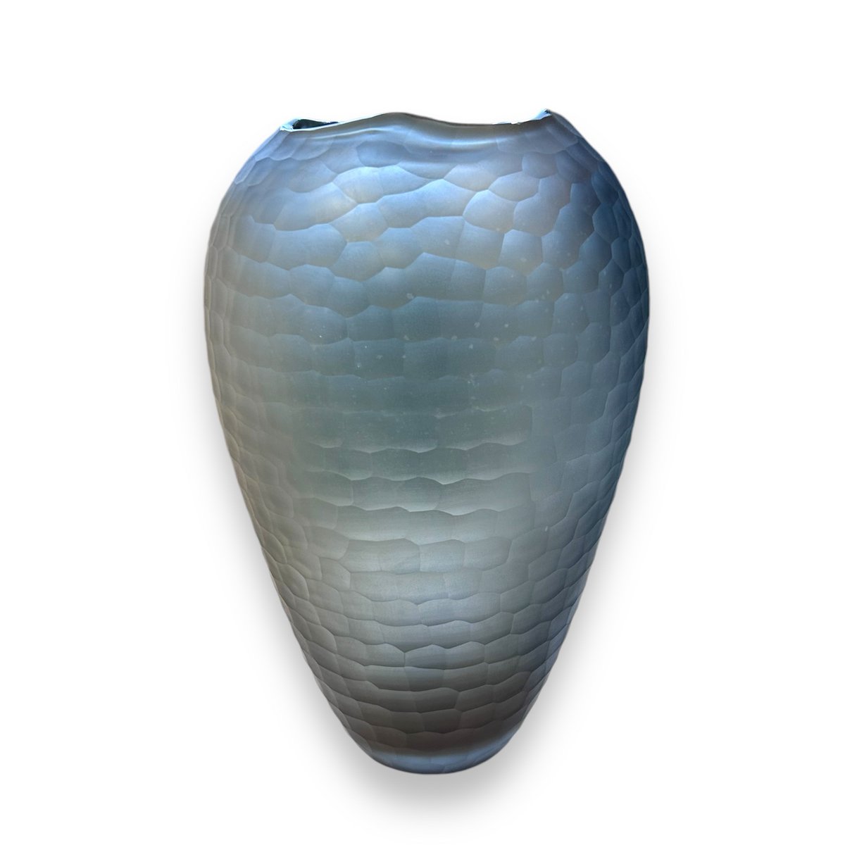 Large Smoked Gray  Vase（fish scale）