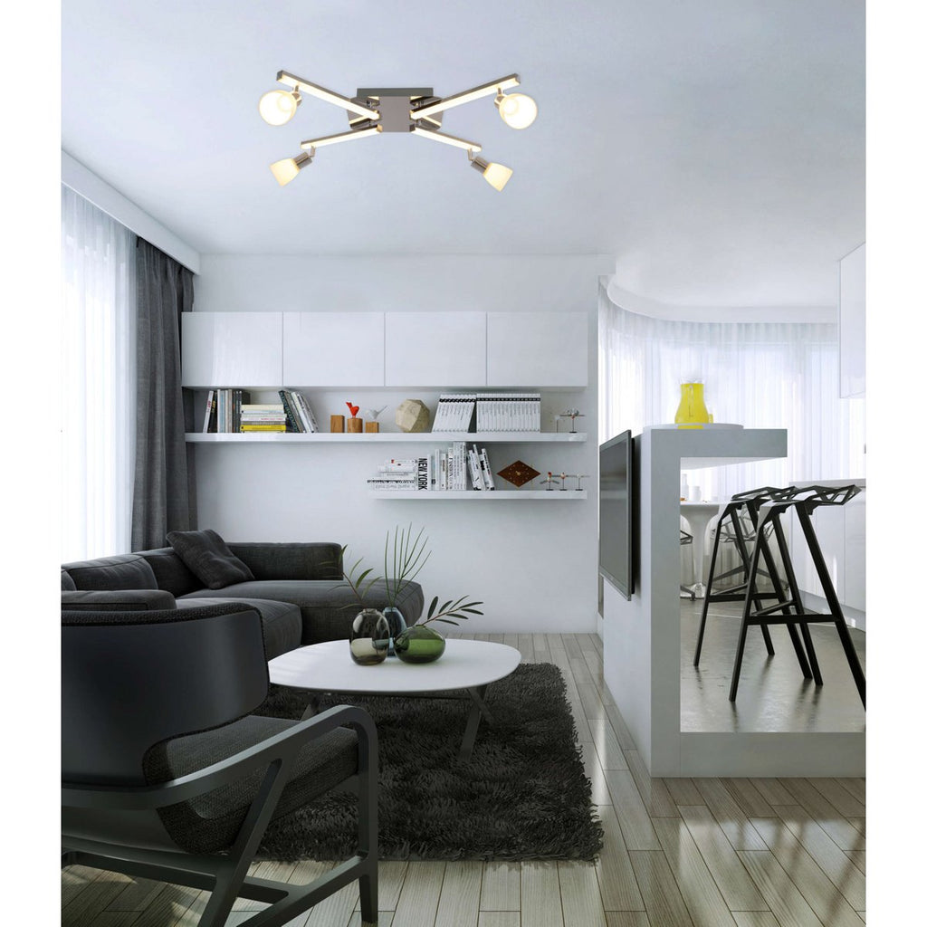 Liv · Plafondlamp — chroom