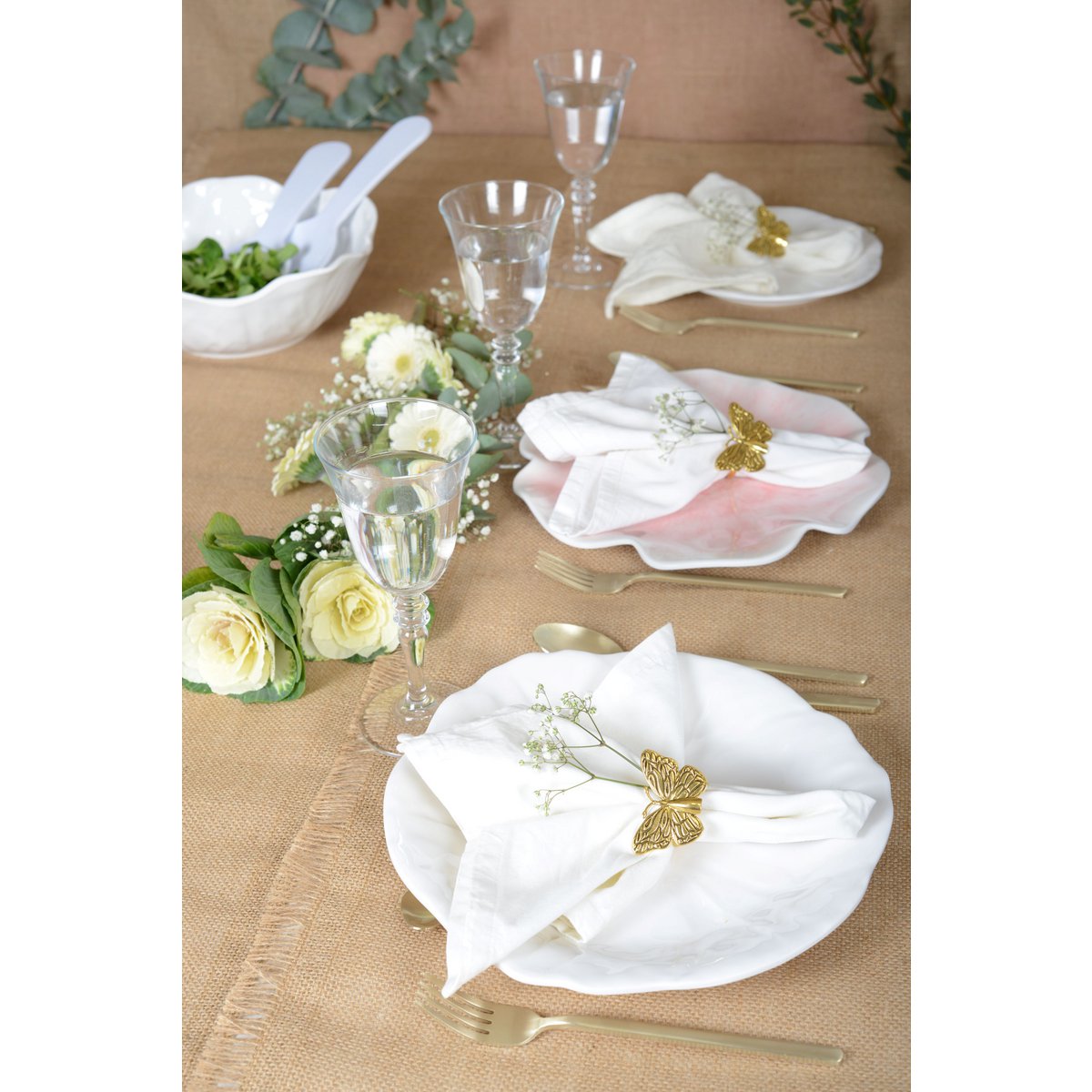 Witte kom in melamine 26x26x8cm