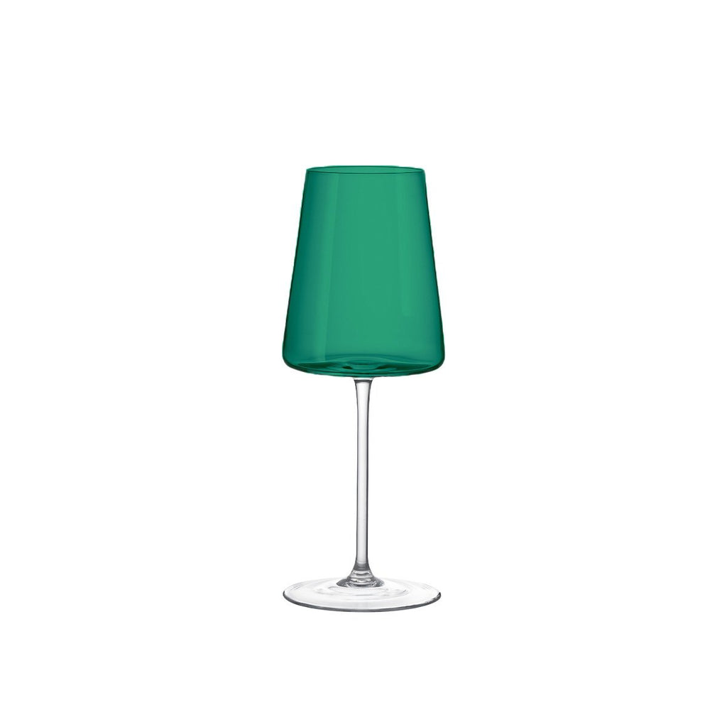 400 ml 6 -gecoleerde wijnglazen - veel 6