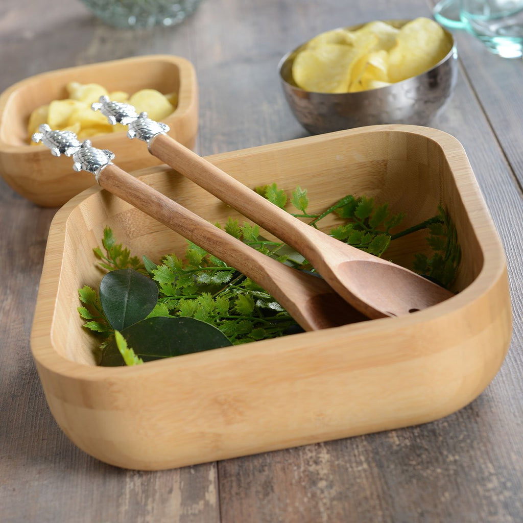 Silver Turtle Salad bestek