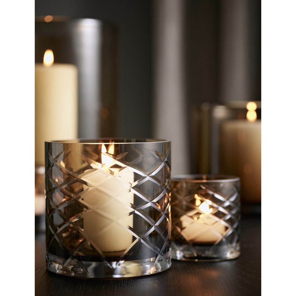 Hurricane Kristallen Lamp Windlicht Klein Bruin(cc2101-80crystal-choc-small)