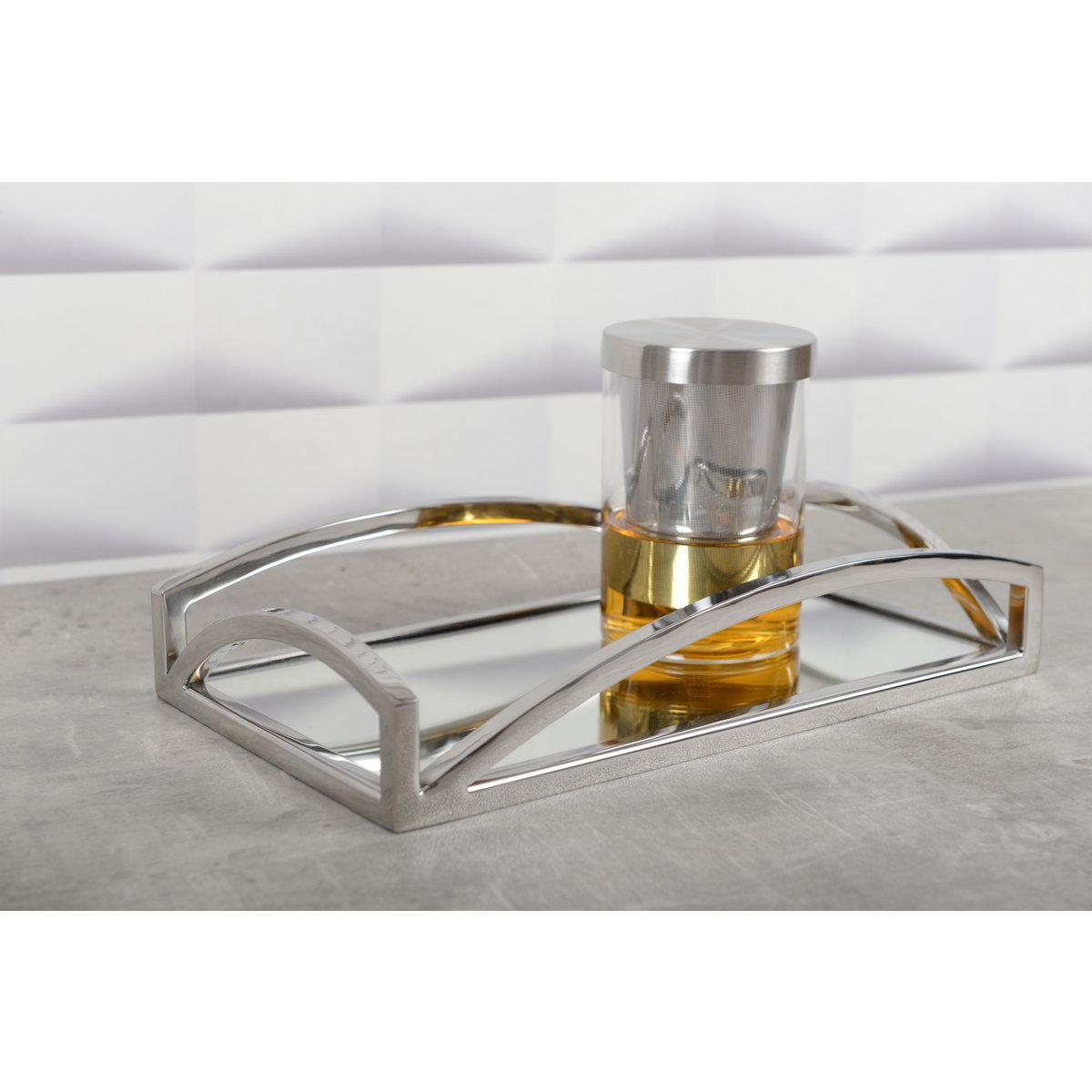 MOK 400ML MET DEKSEL EN ROESTVRIJSTALEN FILTER