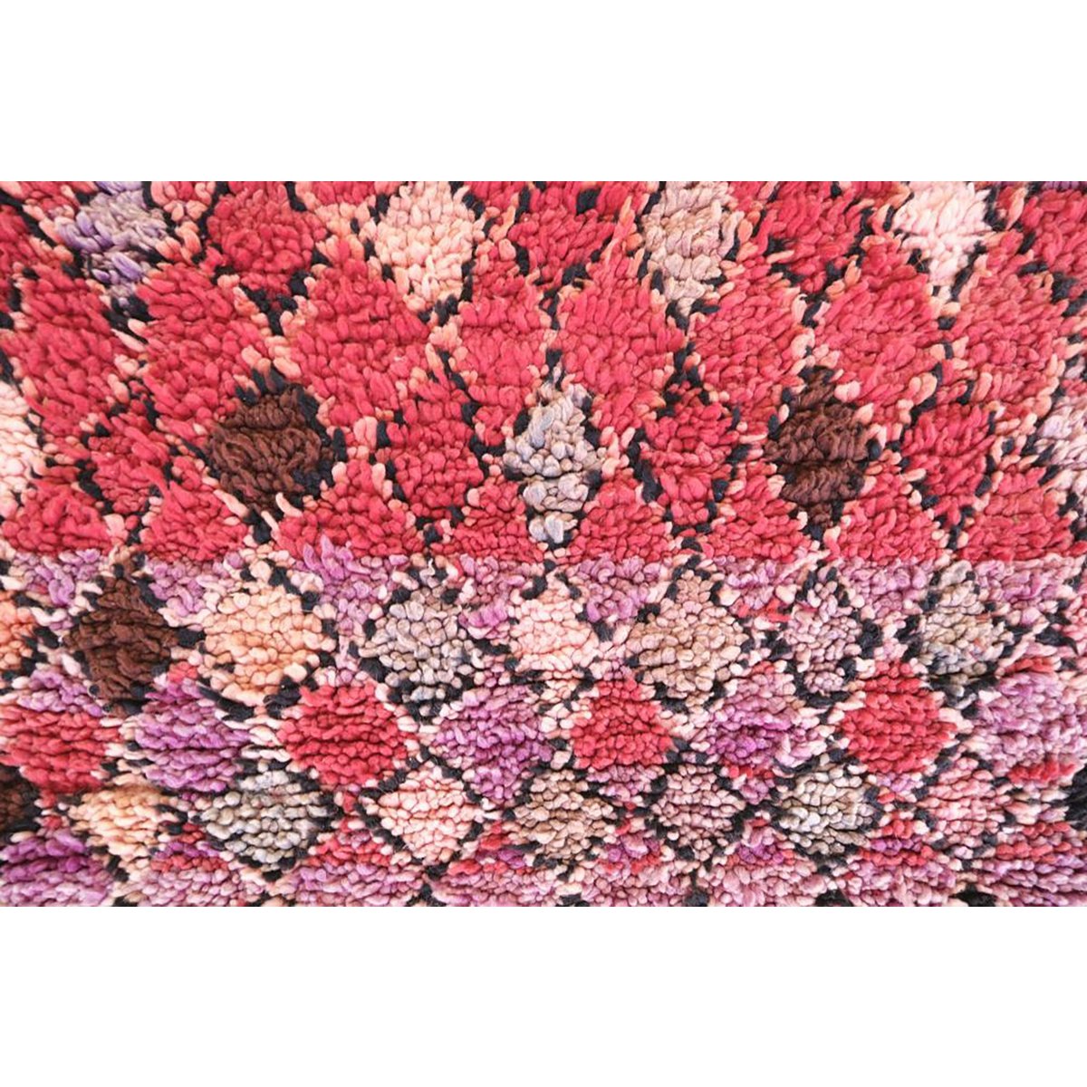 Berber vintage wollen tapijt 192 x 366 cm