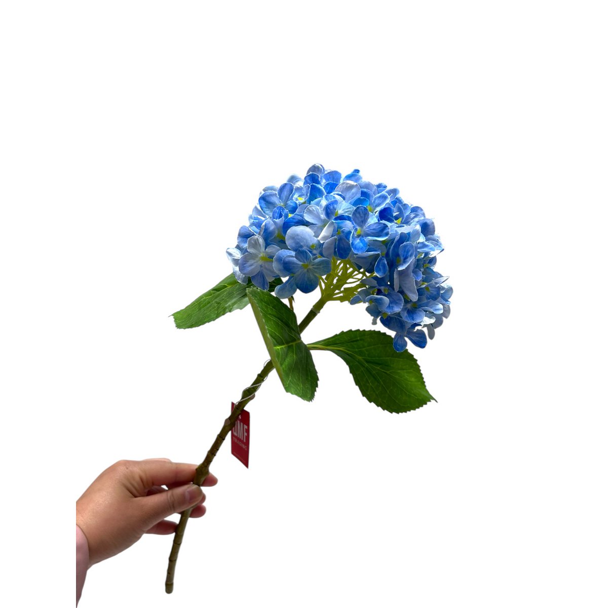 Artificial flowers Hydrangea Macrophylla Blue | Zijden kunstbloem | Lengte 50 1pcs
