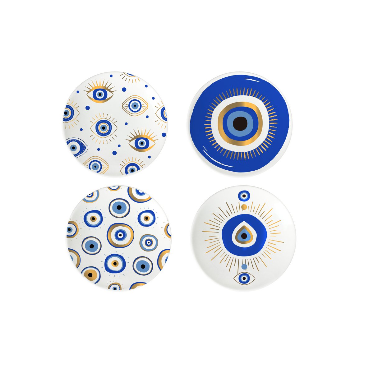 12 cm Blue Luck Cups - veel 4