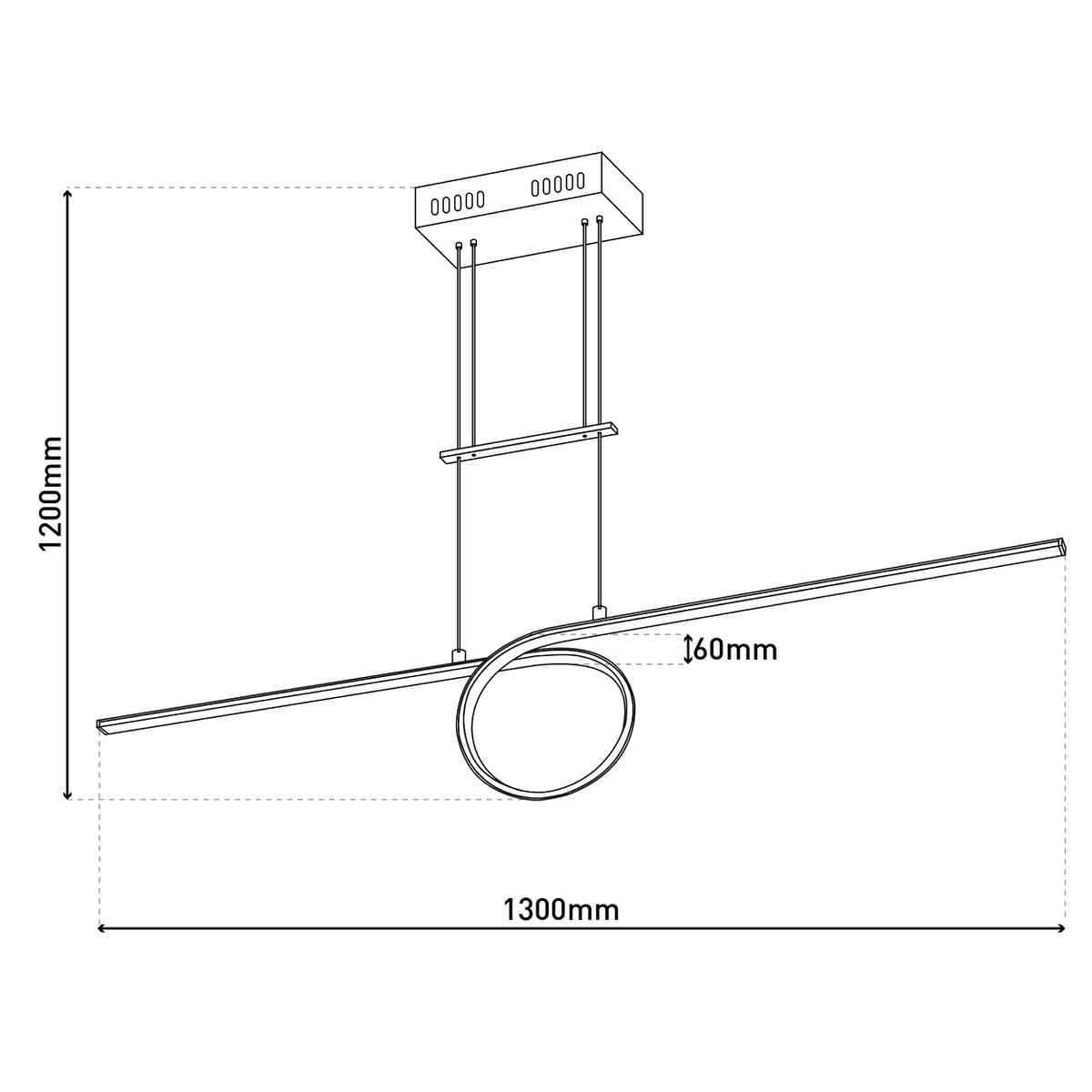 Liv · Metalen hanglamp