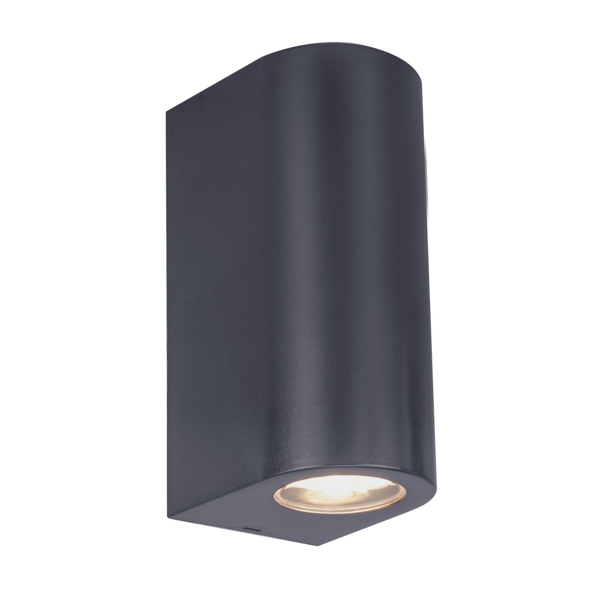 Buiten wandlamp "Alecto" meet 6,8 x 8,8 cm en is 15,5 cm hoog. Het bestaat uit een hoogwaardig plastic met een enigszins gestructureerd oppervlak dat eruit ziet als geschilderd. Tijdloos zwart maakt de lamp universeel bruikbaar.