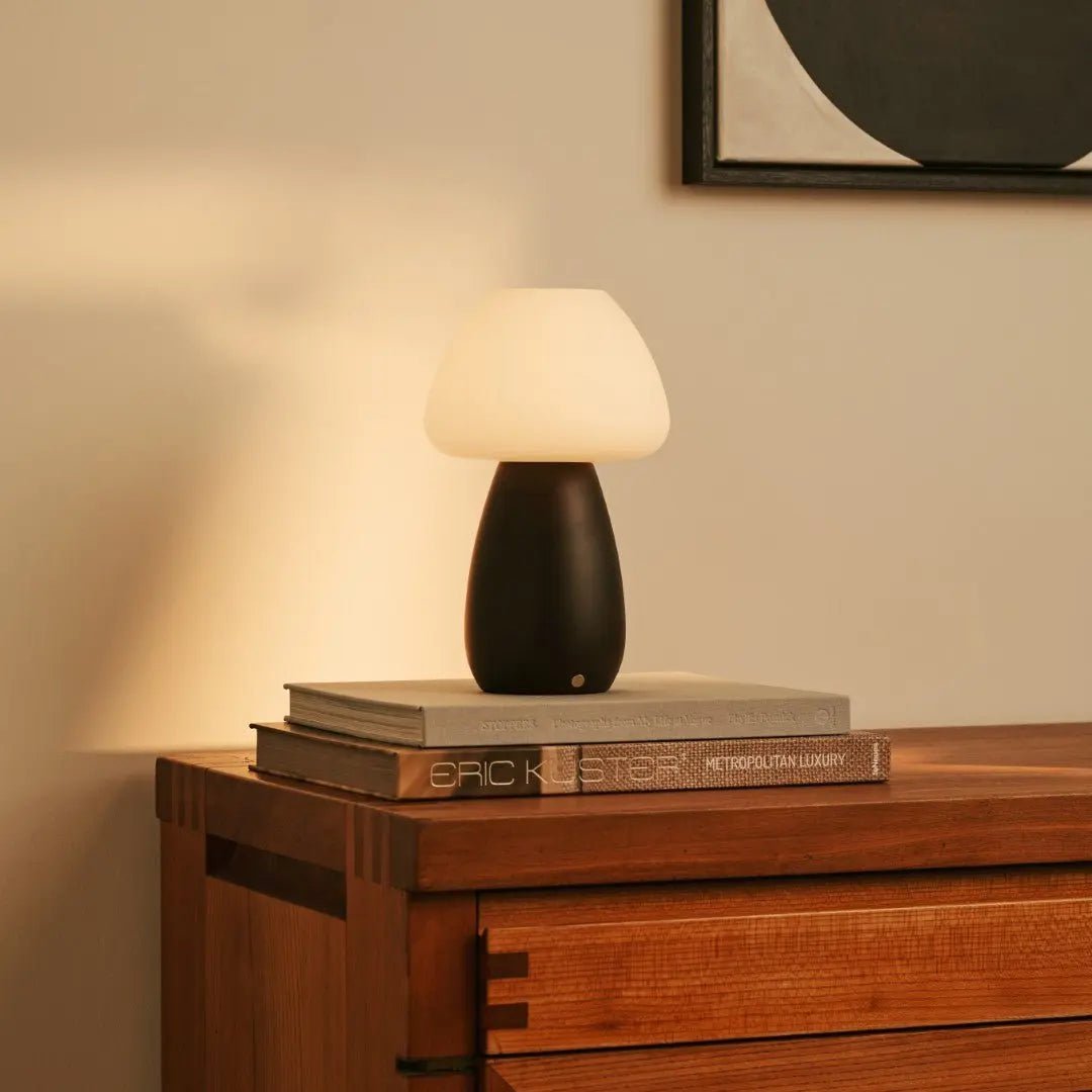 Bear Dark Bruin Stijlvol oplaadbare lamp-draadloos, dimbaar, milieuvriendelijk ontwerp
