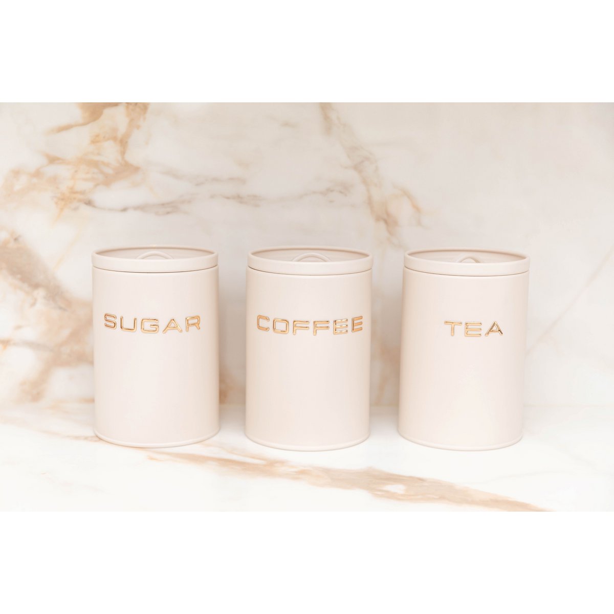 Beige Sugar Box 11x11x16cm