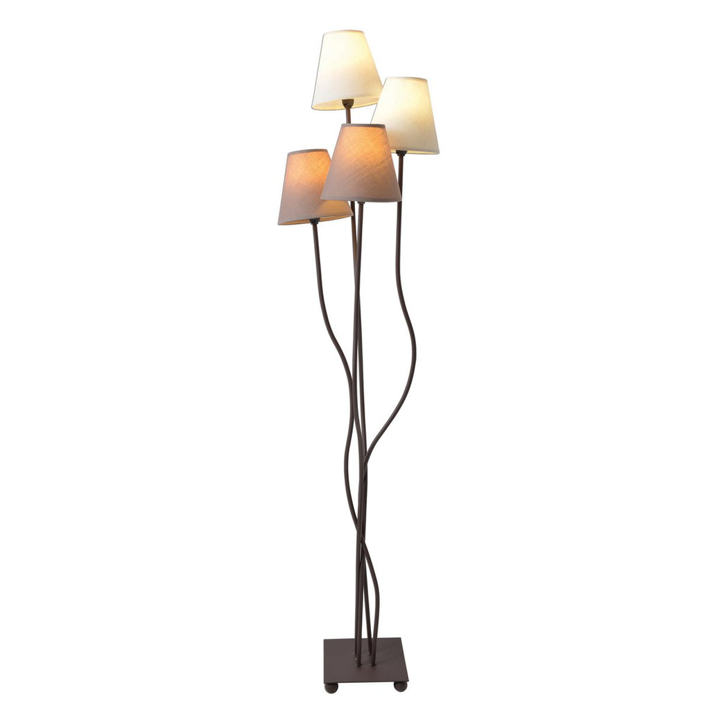 Liv · Vloerlamp met textielen kap — naturel