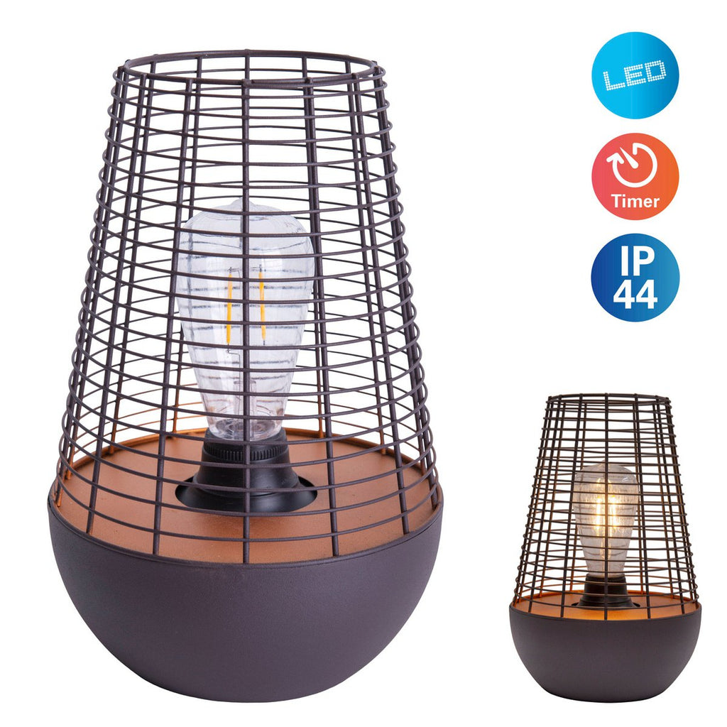 Liv · Messing decoratielamp — zwart