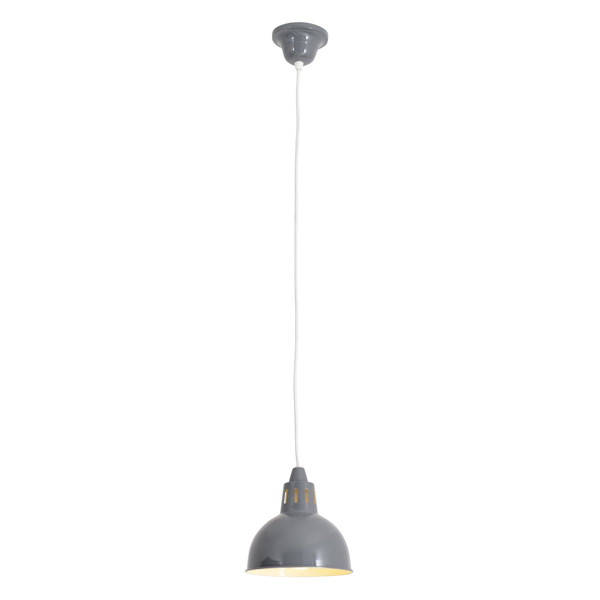 Liv · Metalen hanglamp — grijs