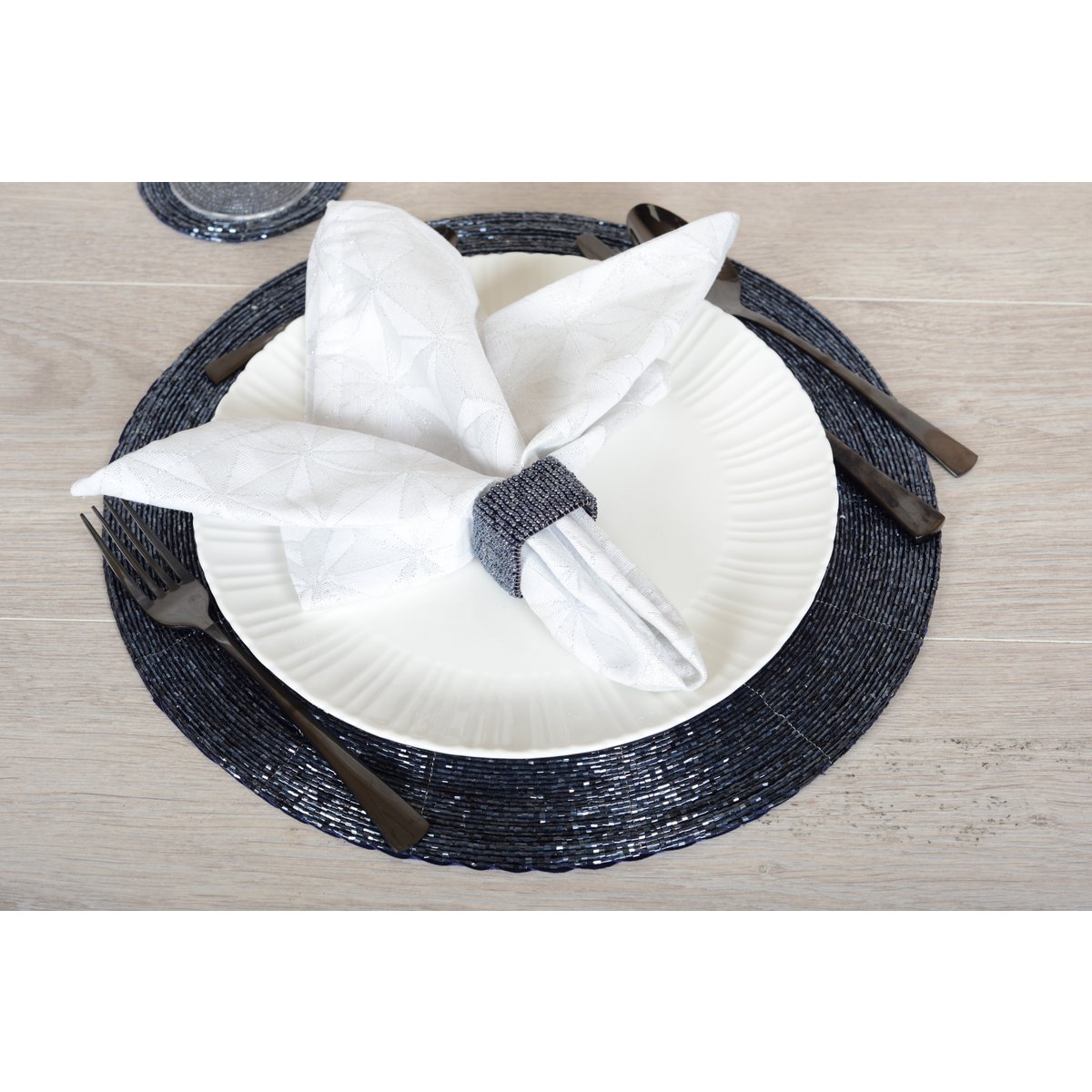 Huisvrouw 24 glanzende zwarte stukken