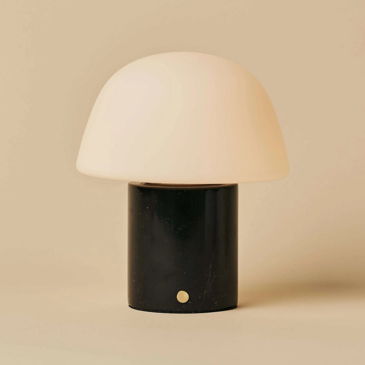 Maes Black / Nero Marquina - Elegante marmeren oplaadbare tafellamp, tot 100 uur verlichting, stijlvol en functioneel