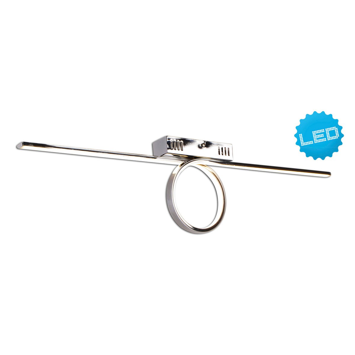 Liv · Metalen plafondlamp — chroom