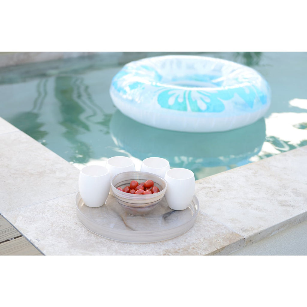 Sahara -glazen kom 15x15x8,5 cm