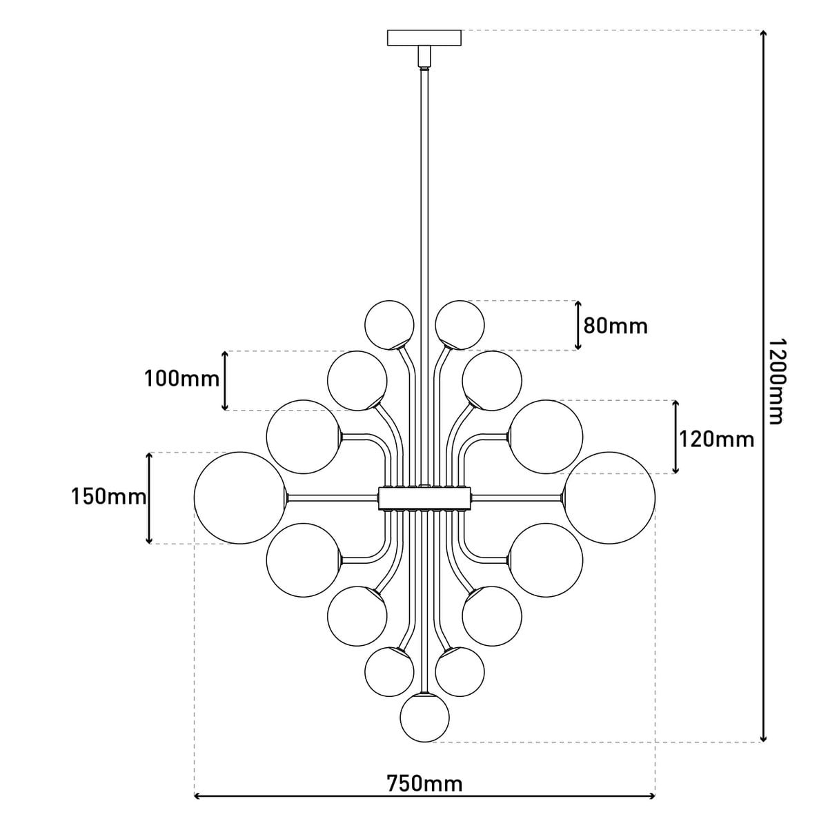 Liv · Houten hanglamp