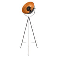 Liv · Houten vloerlamp — zwart